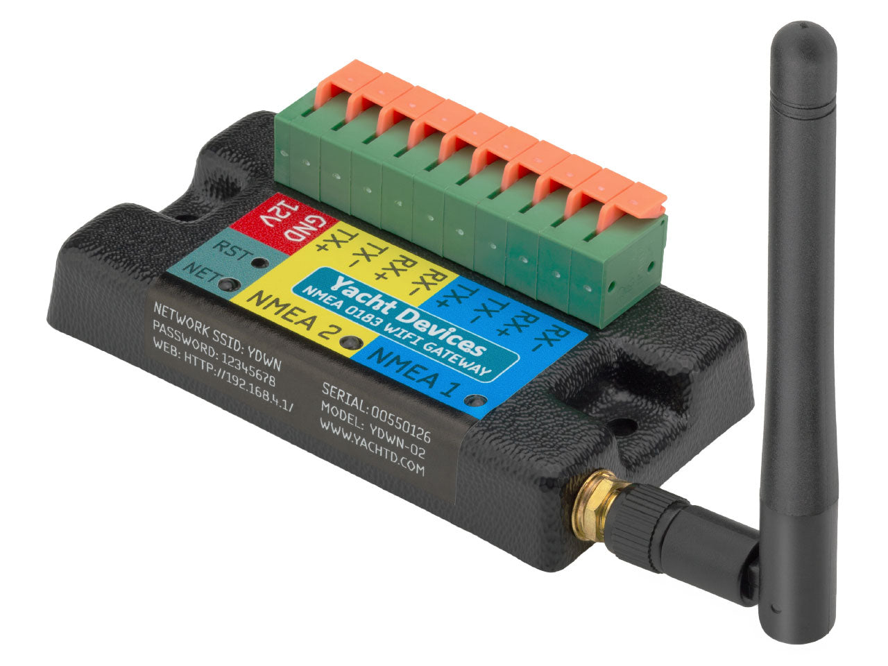 Yacht Devices NMEA 0183 Wi-Fi Gateway YDWN-02