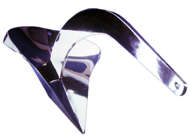 Spade Anchor Model X100 (1000 cm2) 44 Lbs. 316 Stainless Steel for Boats LOA < 52' - Disp. < 26,000 lbs.