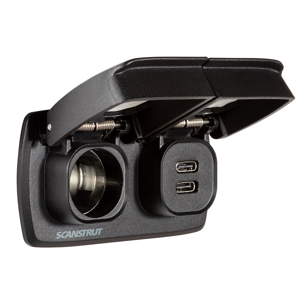 Scanstrut Flip Pro Multi  Dual USBC  12V Power Socket SCMULTIF1