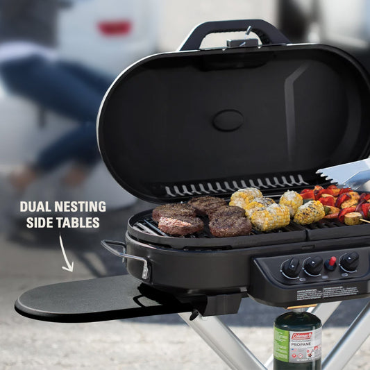 Coleman RoadTrip 285 Standup Propane Gas Grill  Red 2000032831