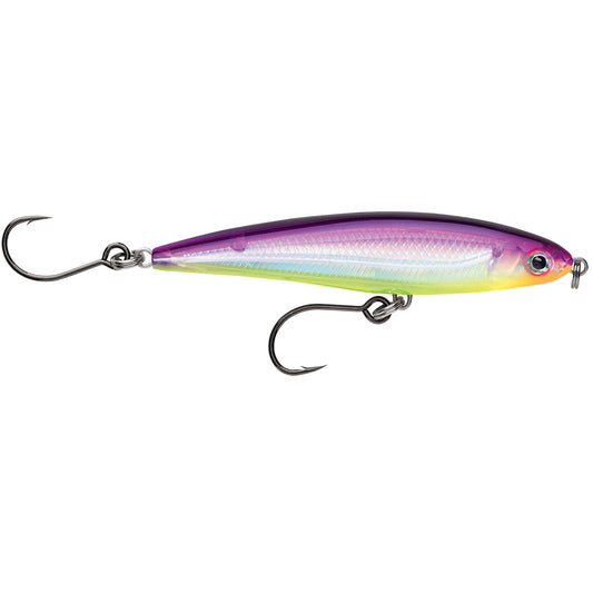 Rapala XRap Twitchin Minnow 4 Purple Chartreuse SXRT10PRCH