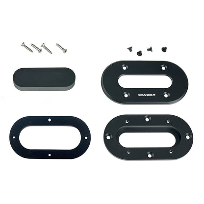 Scanstrut Black Anodized Aluminum LowProfile Multi Cable Seal fCables Up to 15mm DSLPMULTIBLK