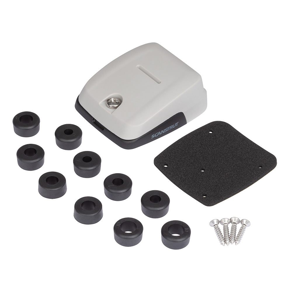 Scanstrut Horizontal DoubleEntry Cable Seal  Grey  Multiple Cable Combinations DSHD10