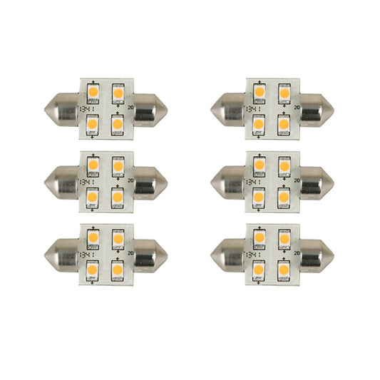 Scandvik 41160 Bulb Warm White 6Pack 41160