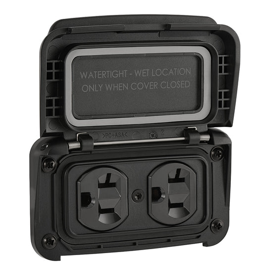 Scanstrut Ventura Series Dual AC Outlet  125V  20A SCVP1