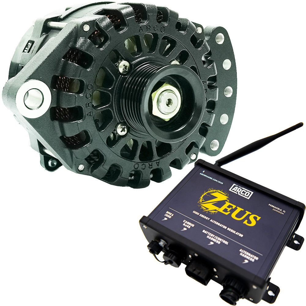 ARCO Zeus A225S 12 Single Foot Alternator wIsolated Ground Regulator  Zeus HighEnergy Alternator Regulator 4016AZ1000