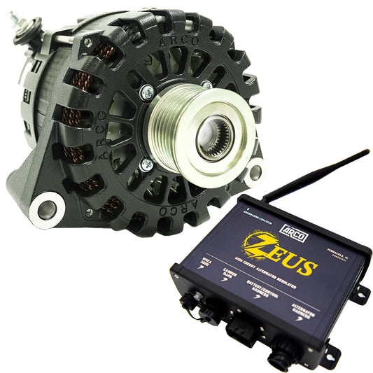 ARCO Zeus 24V 4kW Low Turn On LTO N62 Alternator wClutch Pulley  Zeus HighEnergy Alternator Regulator 4404AZ1000