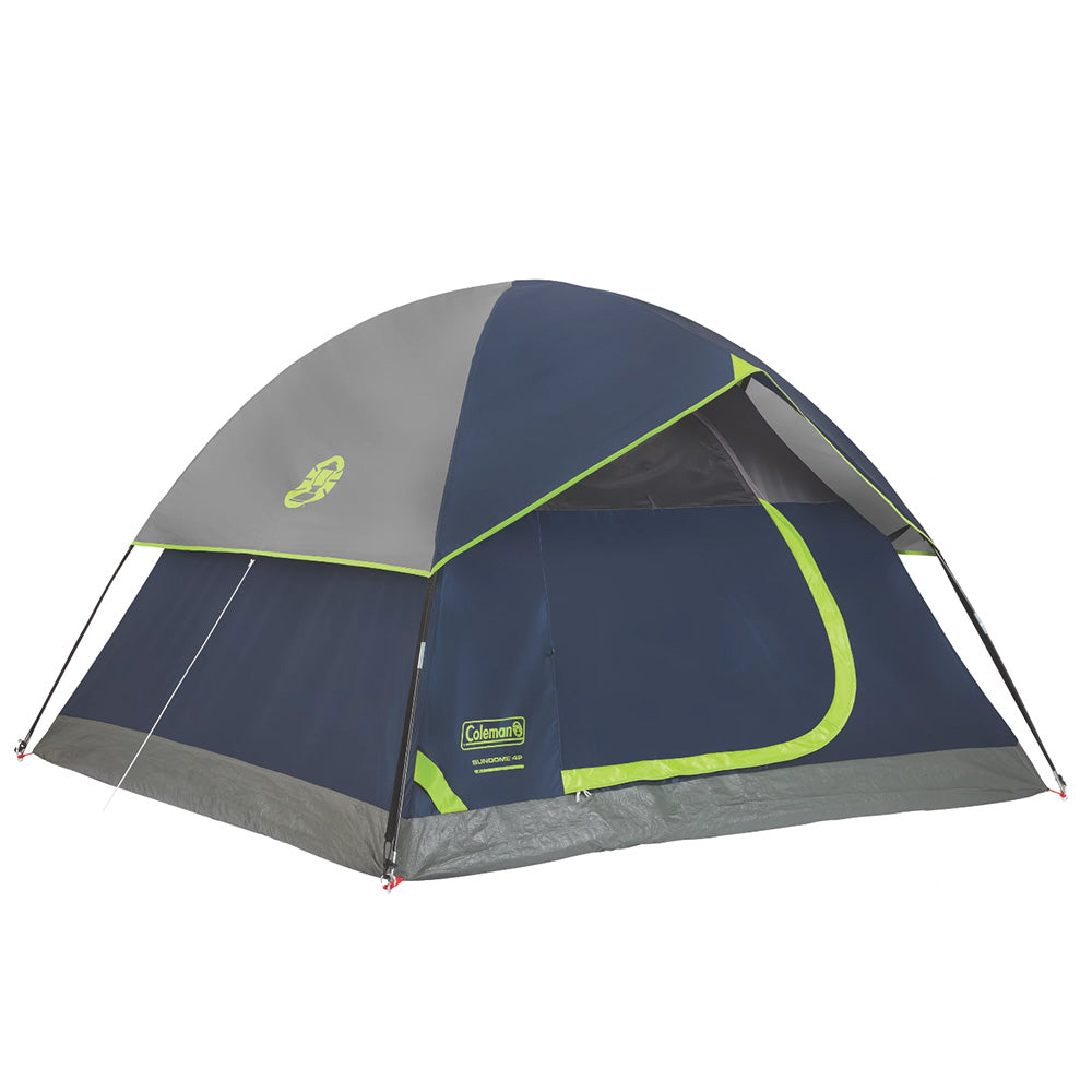 Coleman Sundome 4Person Camping Tent  Navy 2207036