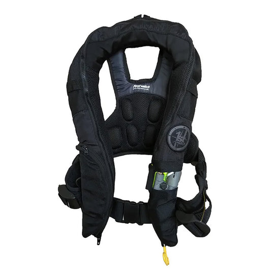 First Watch AutoManual Convertible 38G Inflatable PFD  Black FW40PROAMBK