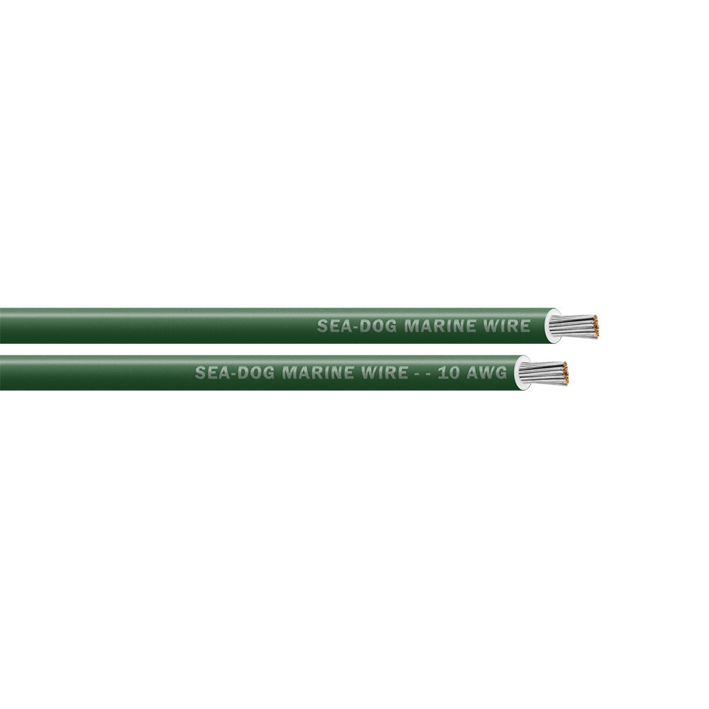 SeaDog 10 AWG Green Primary Wire  100 8010042