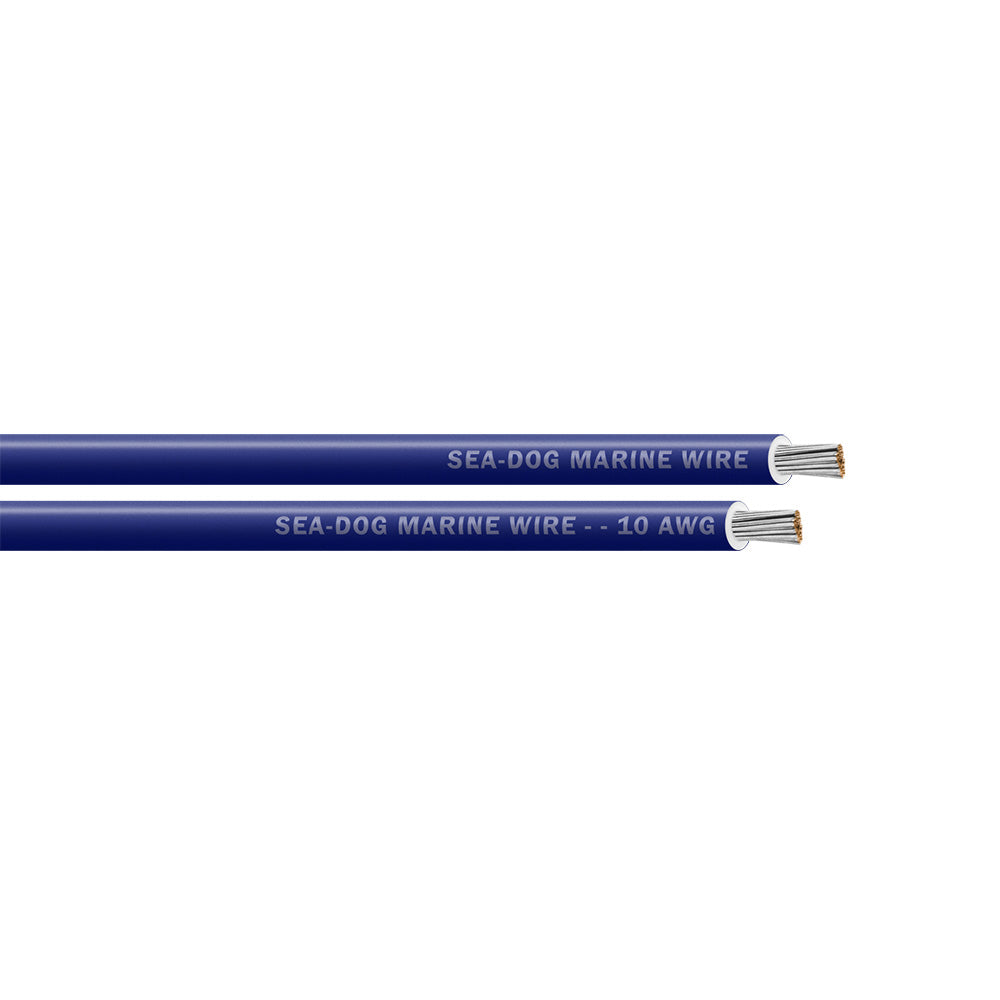 SeaDog 10 AWG Dark Blue Primary Wire  100 8010062