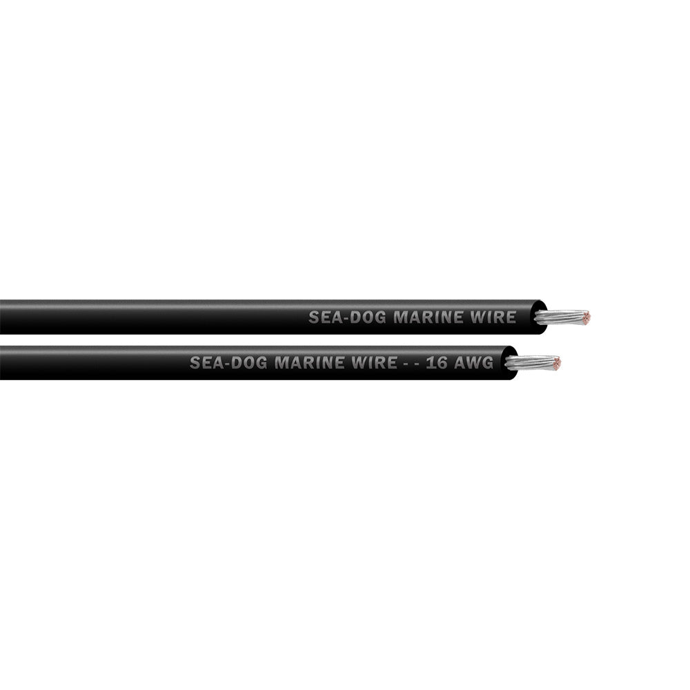 SeaDog 16 AWG Black Primary Wire  1000 8016019