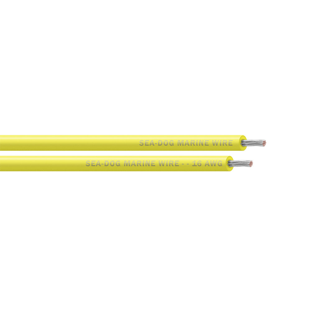 SeaDog 16 AWG Yellow Primary Wire  500 8016037