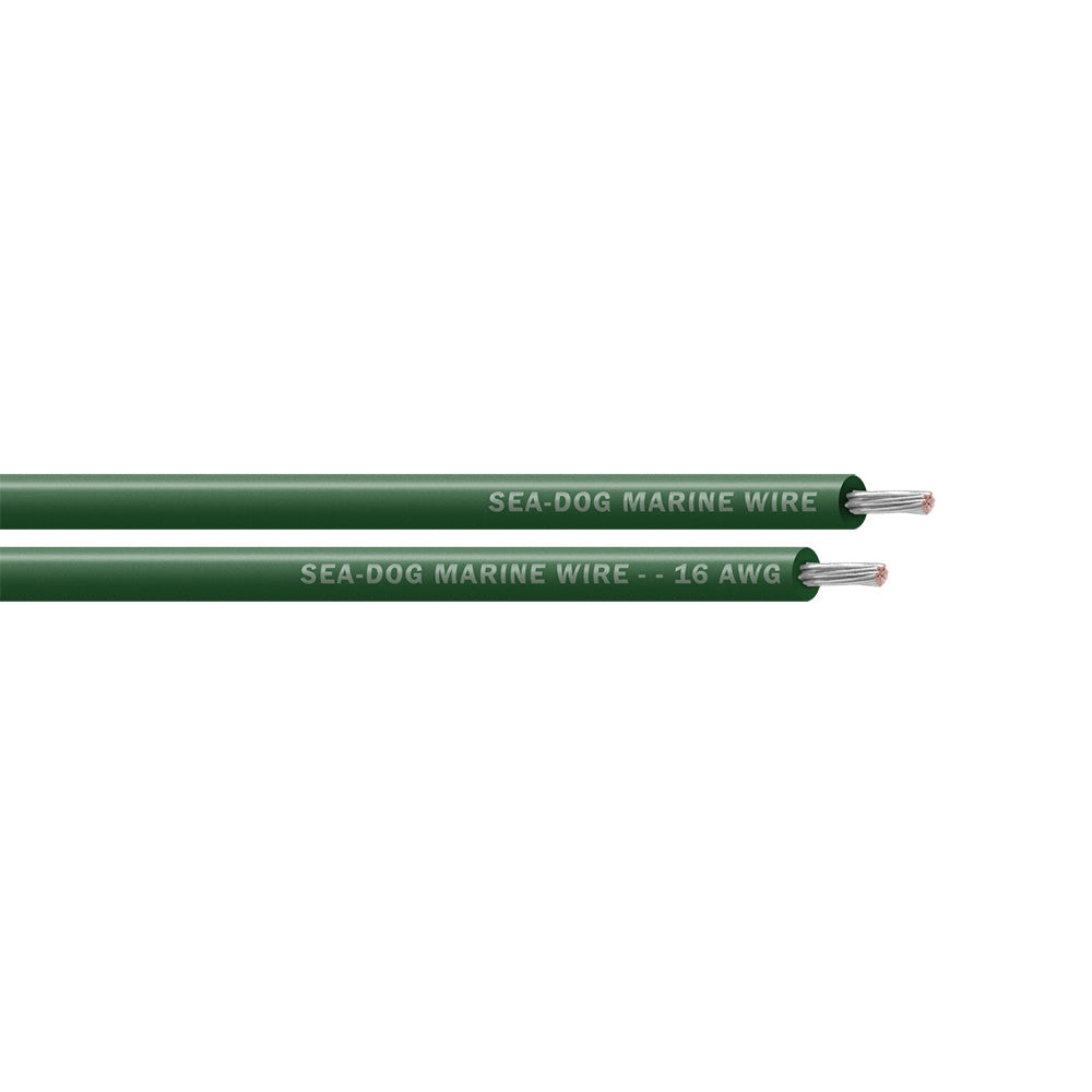 SeaDog 16 AWG Green Primary Wire 100 8016042