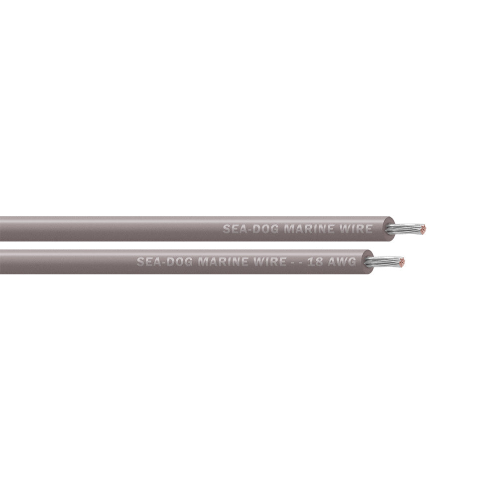 SeaDog 18 AWG Grey Primary Wire  1000 8018119