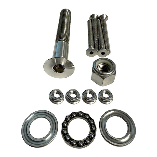 Sea Swivel Replacement Mount Hardware Kit w5 Main Bolt Nut Bearing  4Bolt Package of Mounting Hardware SEAHDMHARDWAREKIT