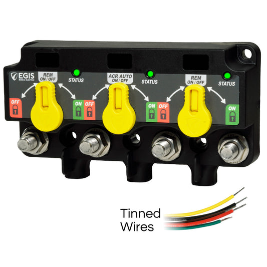 Egis XD Flex 1 Triple RelayACRLVD wKnob  Tinned Wires 87301111