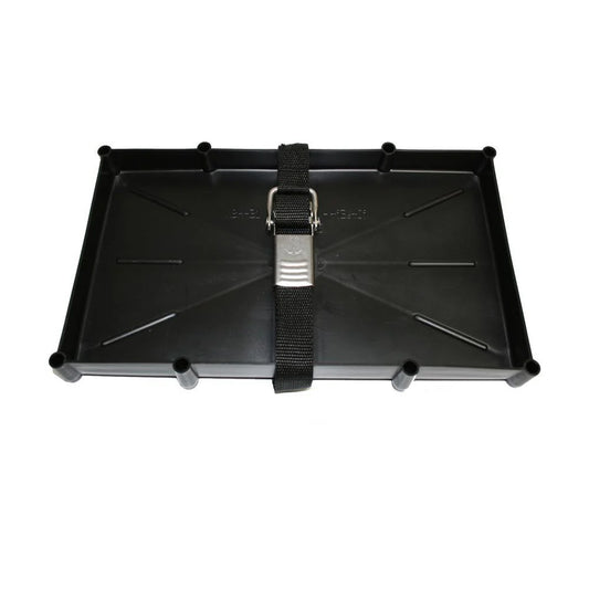 TH Marine 31 Series Battery Holder Tray wStainless Buckled Strap NBH31SSCDP