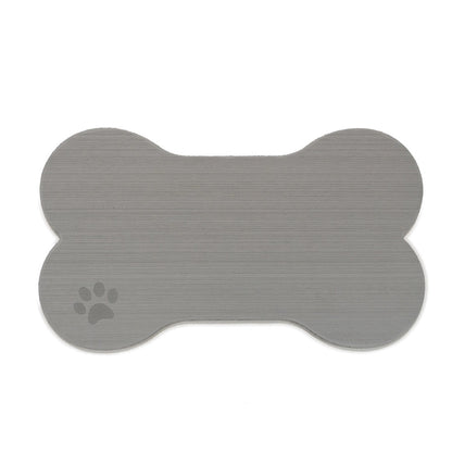 SeaDek Dog Bowl Mat  Storm GreyBlack  Large  165 x 295 6320790837