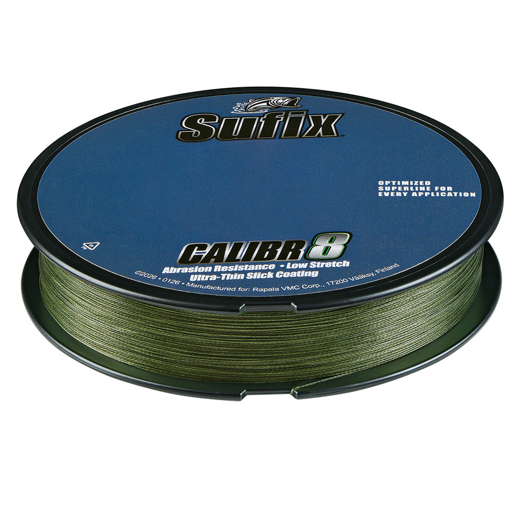 Sufix Calibr8 Braid 300yds 80lb  Low Vis Green 694180G