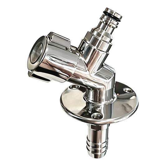 Flushmaster Quarter Turn Quick Connect Water Spigot  45Degree SMQCWS45