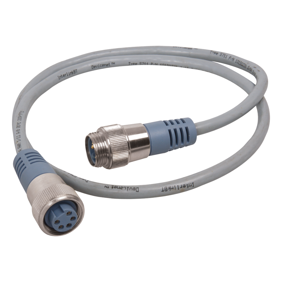 Maretron Mini Double-Ended Cordset - M to F - 6m (gray)  NM-NG1-NF-06.0