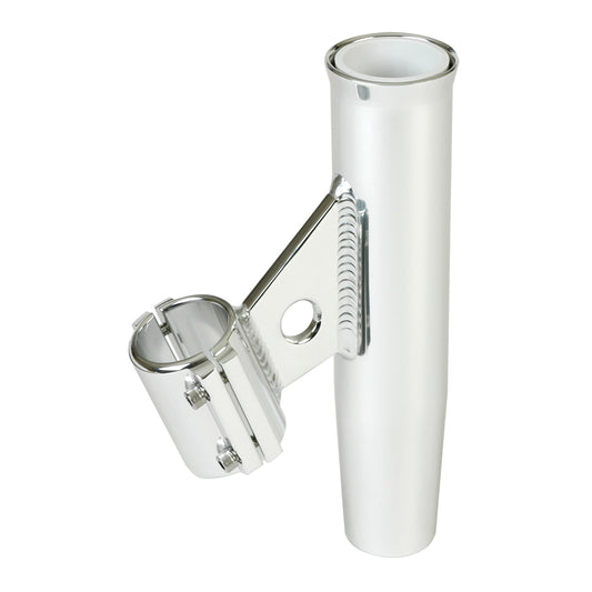 Lees ClampOn Rod Holder  Silver Aluminum  Vertical Mount  Fits 1315 OD Pipe RA5002SL
