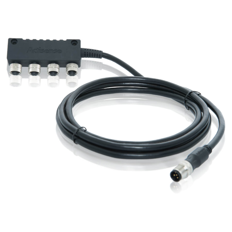 Actisense NMEA 2000 Micro 4-Way Drop, 4 x female, 1 x male, cable length 2m - A2K-4WD-1