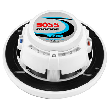 Boss Audio 75 MR752C Speakers  White  400W MR752C