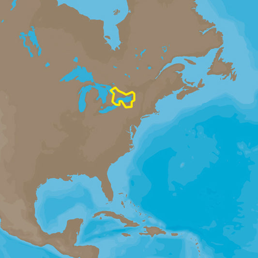 CMAP  4D NAD934 Lake Ontario and Trent Severn MNAD934MS
