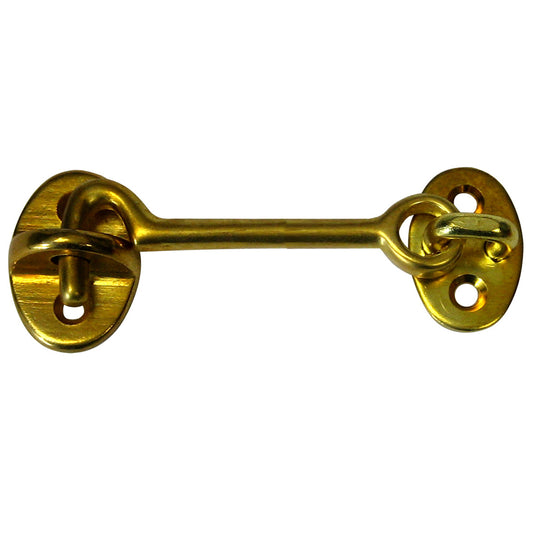 Whitecap Cabin Door Hook  Polished Brass  3 S1402BC