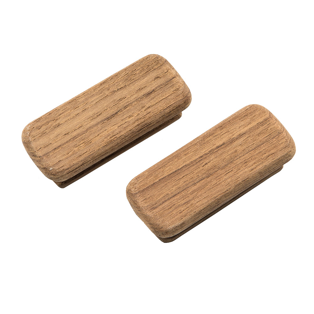 Whitecap Teak Rectangular Drawer Knob  234L  2 Pack 60131A