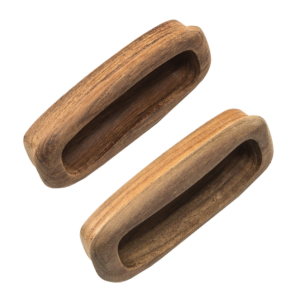 Whitecap Teak Rectangular Drawer Pull  314L  2 Pack 60135A