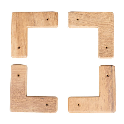 Whitecap Teak CoolerBox Chocks  4 Pack 60329