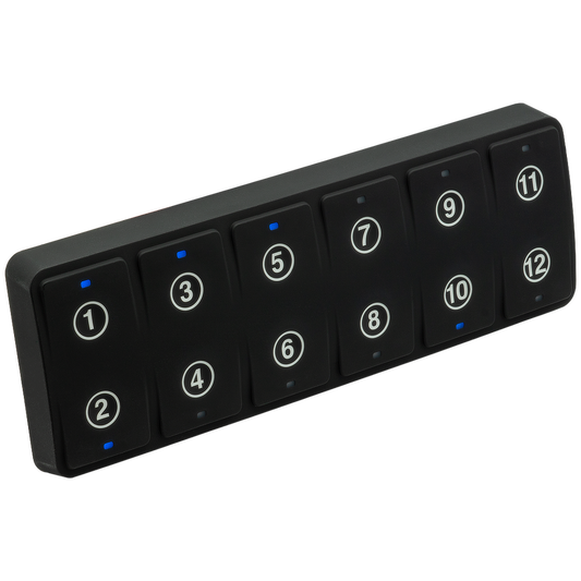 Maretron MPower® CKM12 Keypad w/CKM to NMEA 2000® Adapter Cable - 0.2M (Horizontal Orientation) - A3802-2