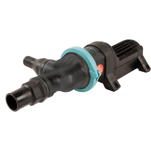 Whale Gulper Grouper Mk3 FishboxWaste Pump w90 Degree Ports  24V BP4774