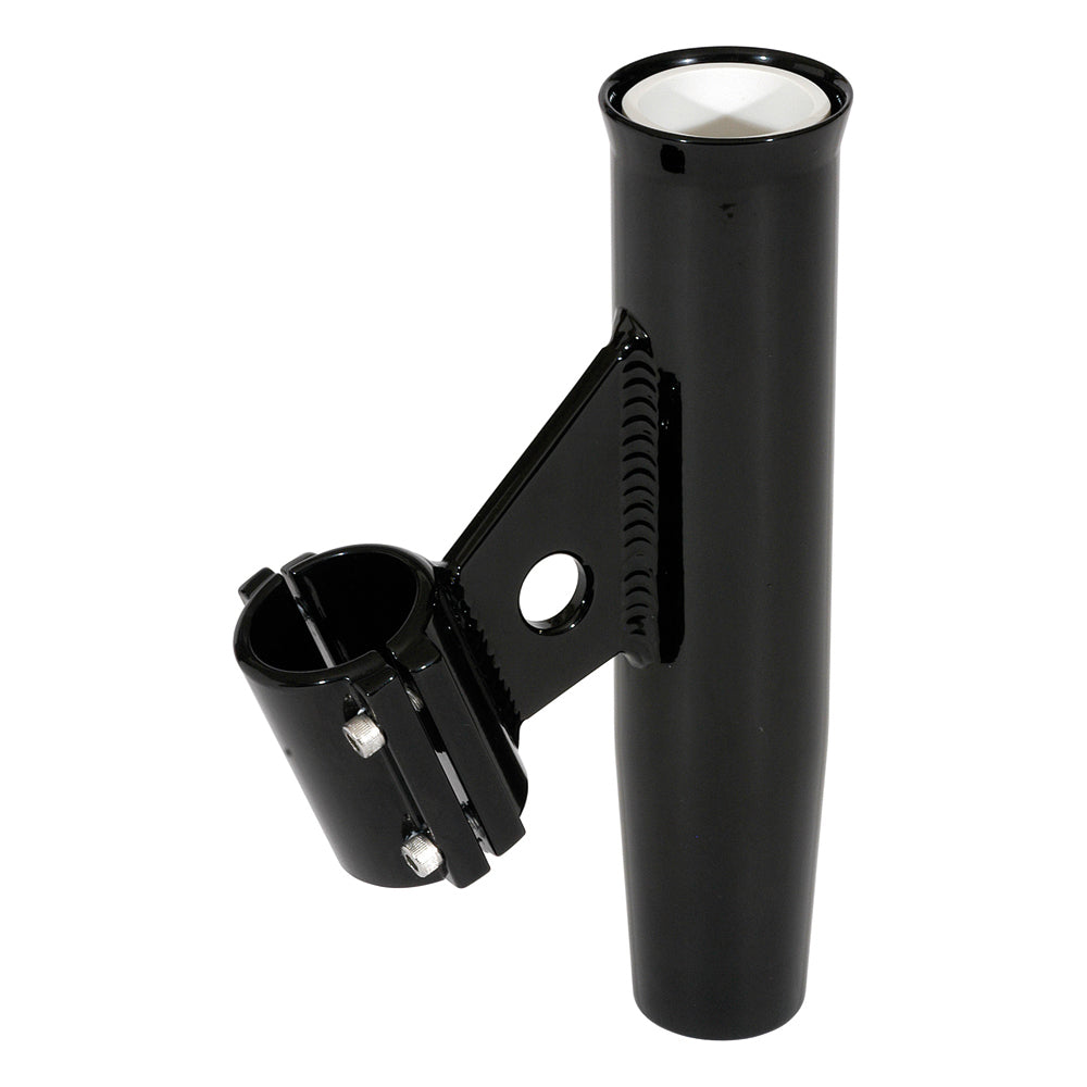 Lees ClampOn Rod Holder  Black Aluminum  Vertical Mount  Fits 2375 OD Pipe RA5005BK