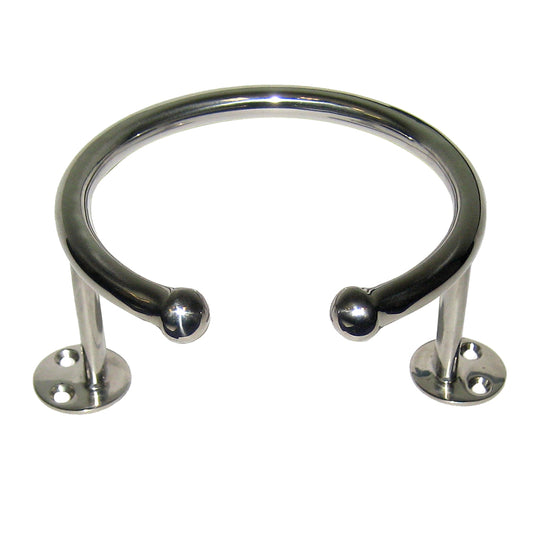 Whitecap Top Mount Ring SS Cup Holder  1Drink  Base Mount S3516