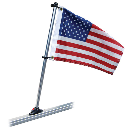 Taylor Made Pontoon 30 Flag Pole Mount  16 x 24 US Flag 922