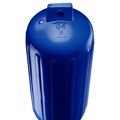 Polyform G6 Twin Eye Fender 11 x 30  Cobalt Blue wAdapter G6 COBALT BLUE WAIR ADAPTER