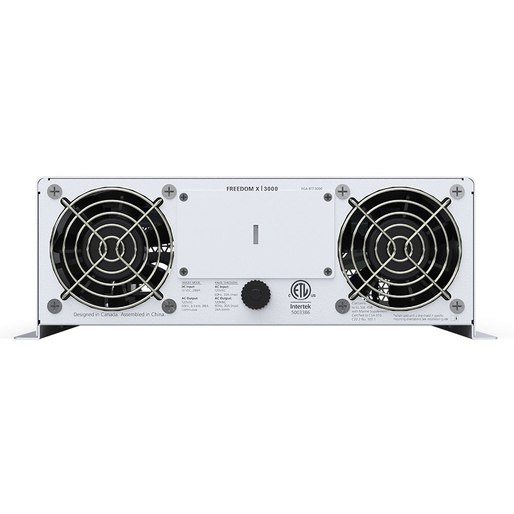 Xantrex Freedom X 3000 Truesine Inverter  120AC12DC Hardwire 8173000