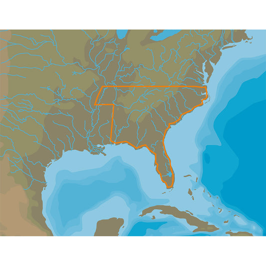 CMAP 4D Lakes NAD074 South East MNAD074MS