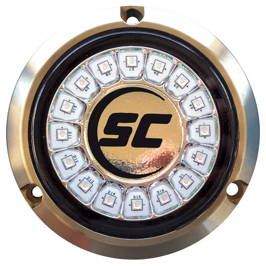 ShadowCaster Great White Single Color Underwater Light  16 LEDs  Bronze SCR16GWBZ10
