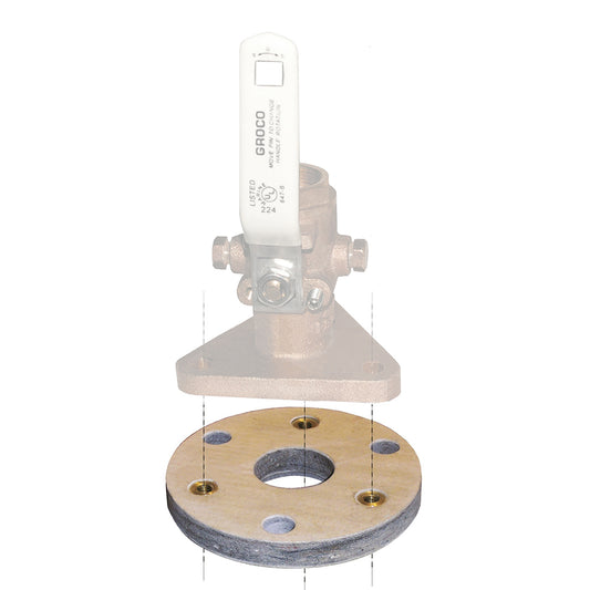 GROCO Backing Block f2  212 Seacocks BB3