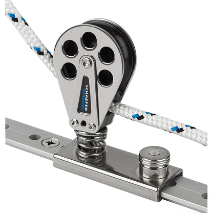 Schaefer Spring LoadedLined SlideStainless Steel f114 TTrack 70592