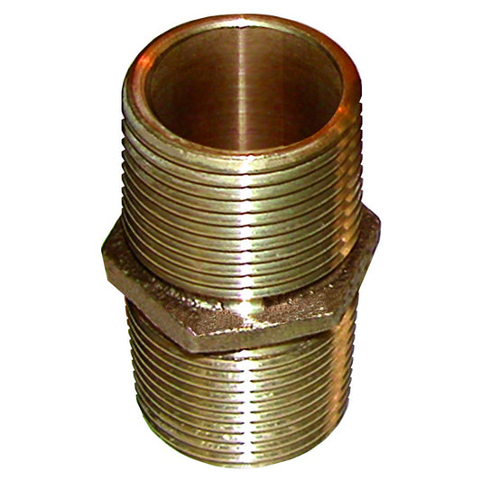 GROCO Bronze Pipe Nipple  212 NPT PN2500