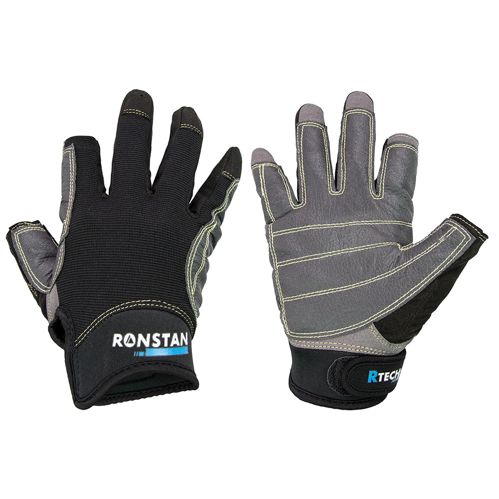 Ronstan Sticky Race Gloves  3Finger  Black  XL CL740XL