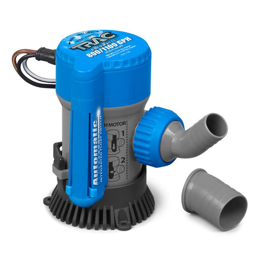 TRAC Outdoors Bilge Pump  8001100 GPH  Automatic 69311