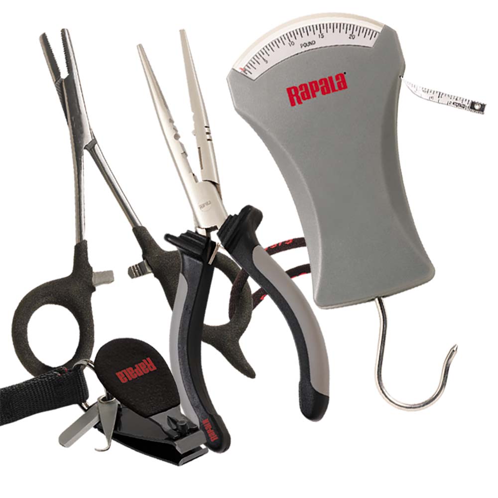 Rapala Combo Pack  Pliers Forceps Scale  Clipper RTC6PFSC