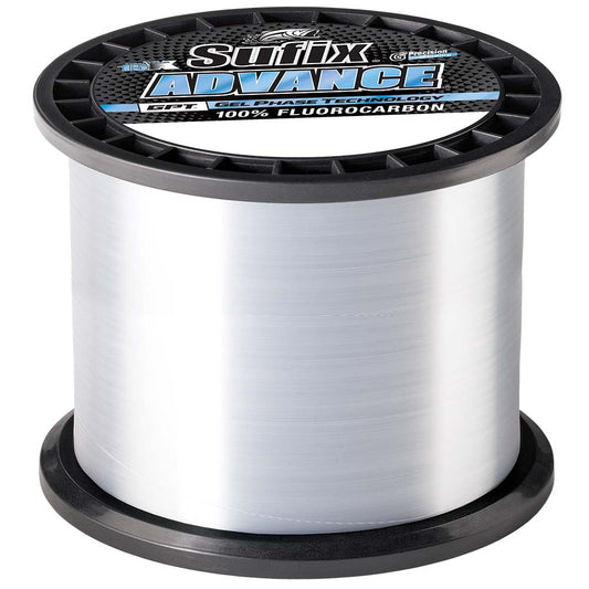 Sufix Advance Fluorocarbon  17lb  Clear  1200 yds 6791017C